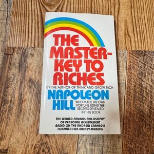 The Master Key To Riches Napoleon Hill Think and Grow Rich Book